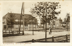 11891 Gezicht op het Vreewijkplein te Rhenen, uit het zuidoosten.